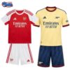 Arsenal Home and Third Gift Pack Kids Football Kits 25/26 - 2-Kit Value Bundle