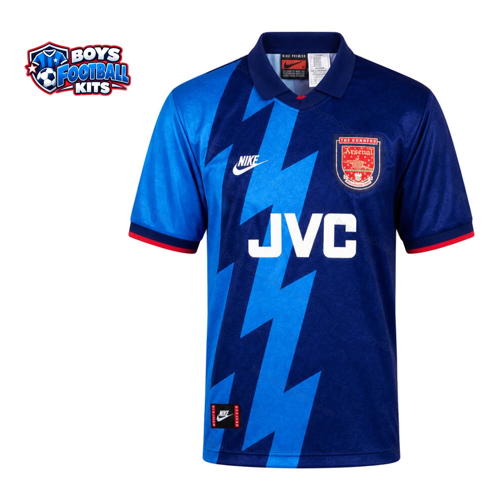 Arsenal Retro Away Football Shirt 95/96 - Front Studio View