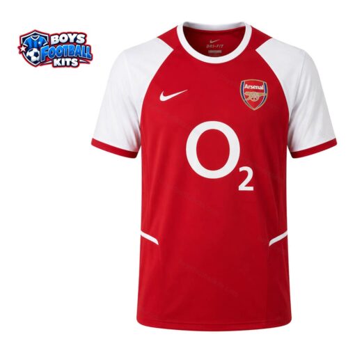 Arsenal Retro Home Football Shirt 02/03-thumbnail