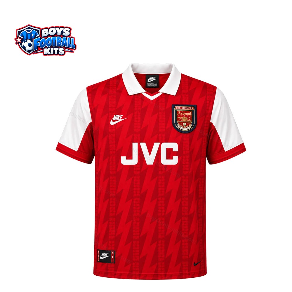 Arsenal Retro Home Football Shirt 94/96 - Front Studio View