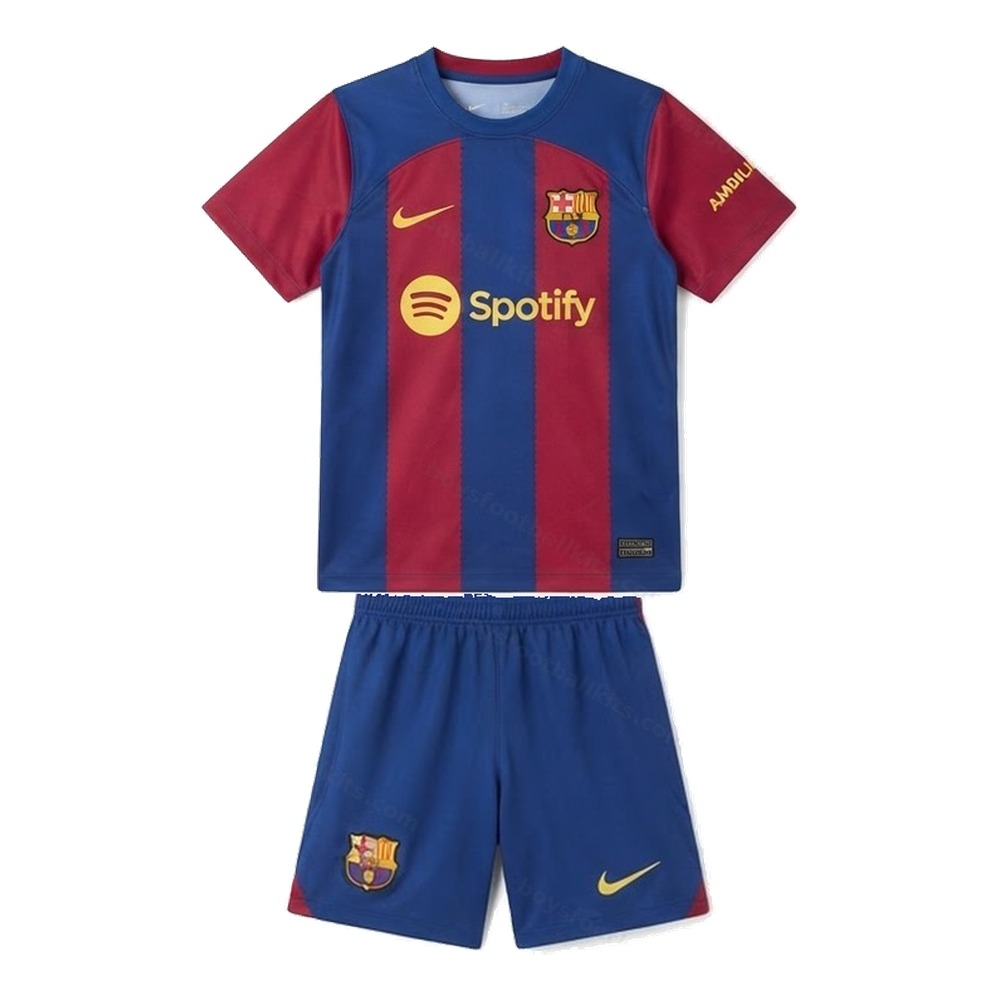 Barcelona Home and Away Gift Pack Kids Football Kits 25/26 - View 2