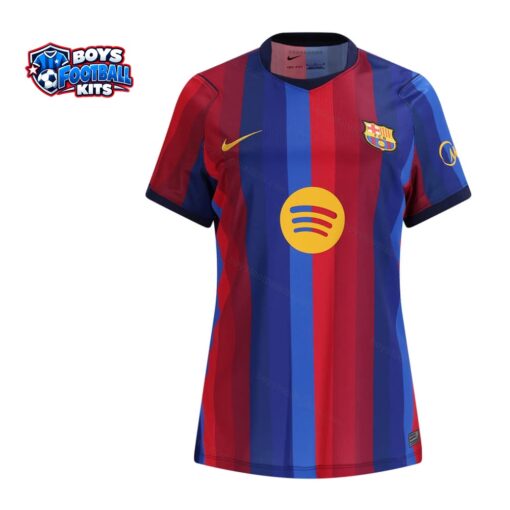Barcelona Home Womens Football Shirt 26/27-thumbnail