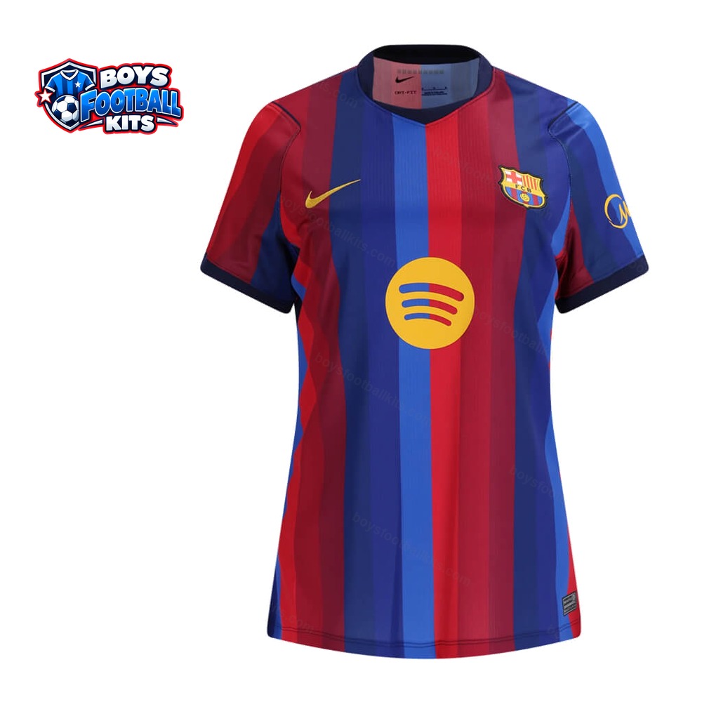 Barcelona Home Womens Football Shirt 26/27 - Front Studio View