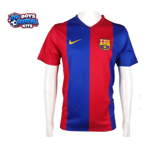 Barcelona Retro Home Football Shirt 06/07-thumbnail
