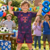 Bayern Munich Home and Third Gift Pack Kids Football Kits 26/27 - boys birthday party kids football kit gift