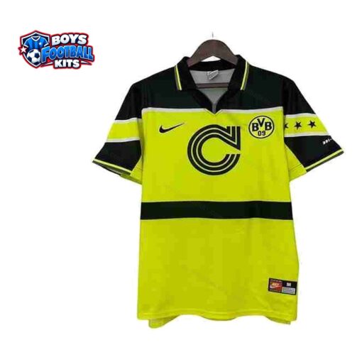 Borussia Dortmund Retro Home Football Shirt 96/97-thumbnail
