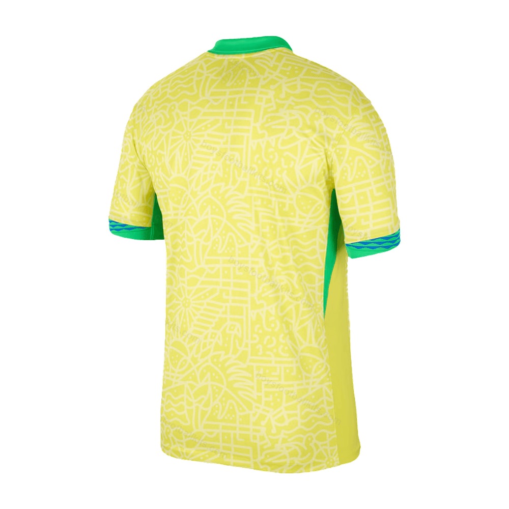 Brazil Home Football Shirt 2024 - View 2