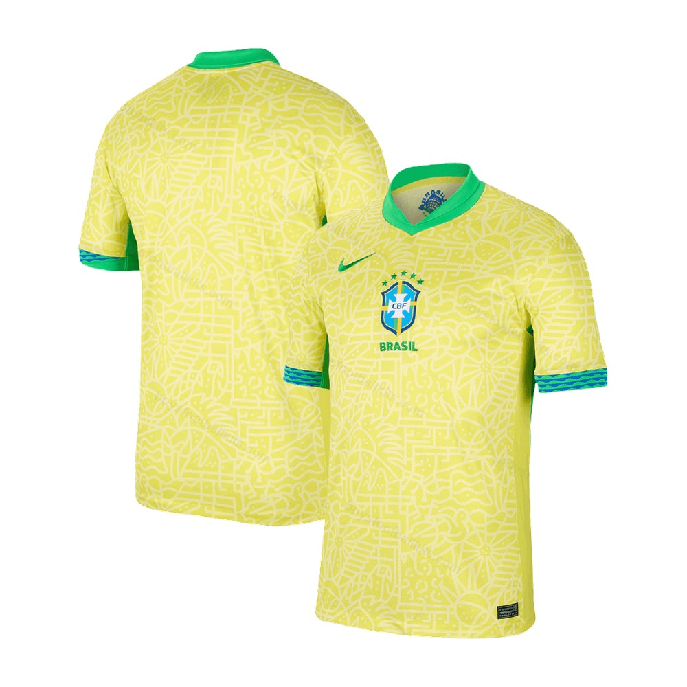 Brazil Home Football Shirt 2024 - View 3