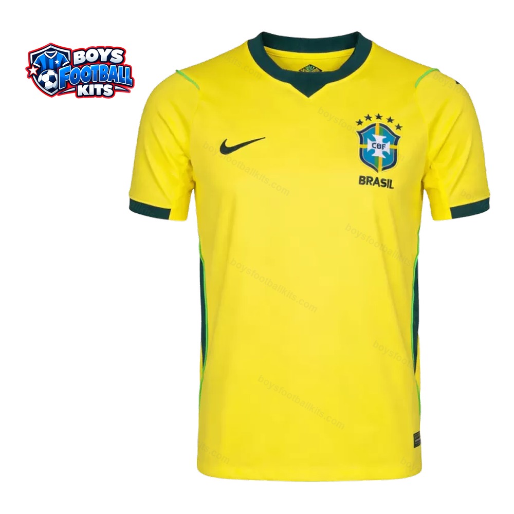 Brazil Home World Cup Football Shirt 2026 - Front Studio View