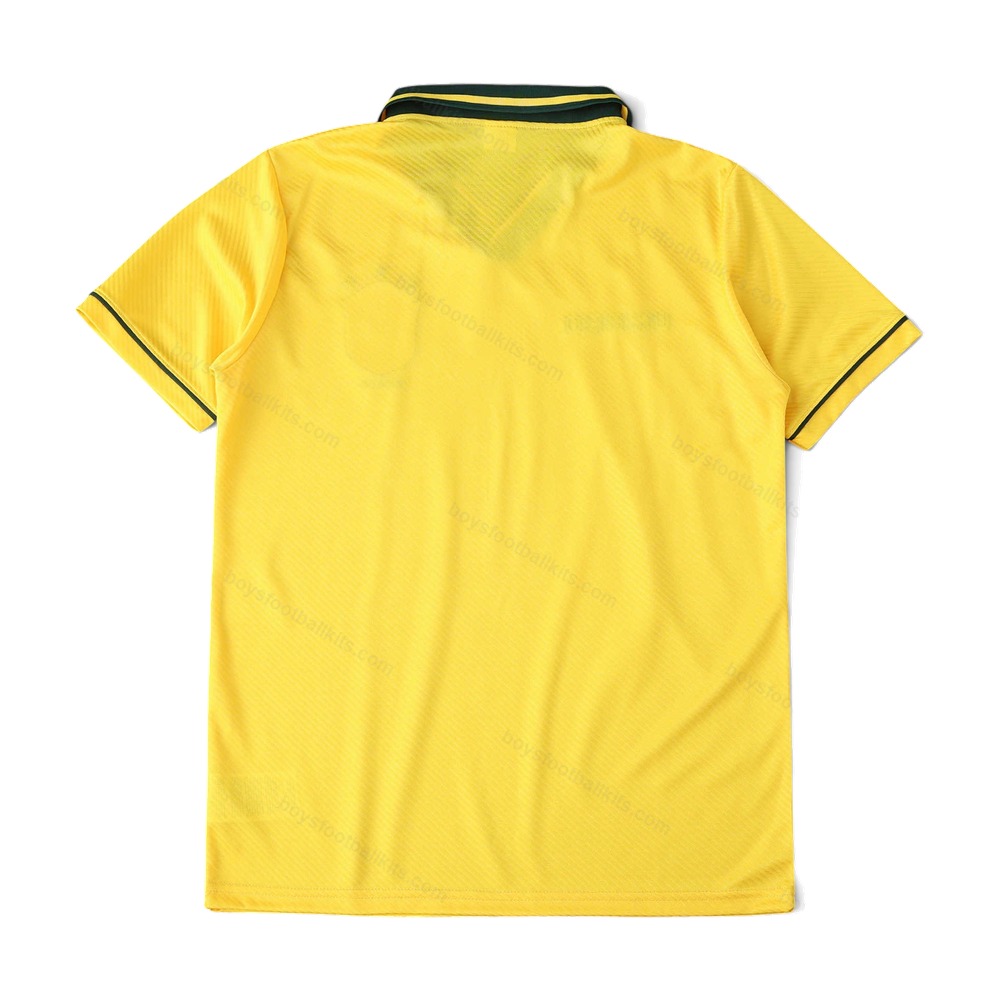 Brazil Retro Home Football Shirt 1994 - View 2