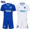 Brighton & Hove Albion Home and Away Gift Pack Kids Football Kits 25/26 - 2-Kit Value Bundle
