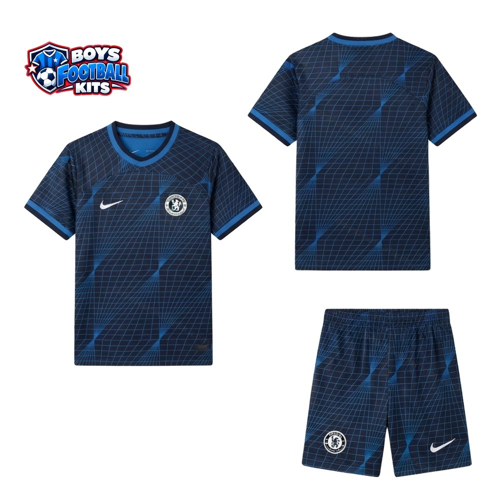 Chelsea Away Kids Football Kit 23/24