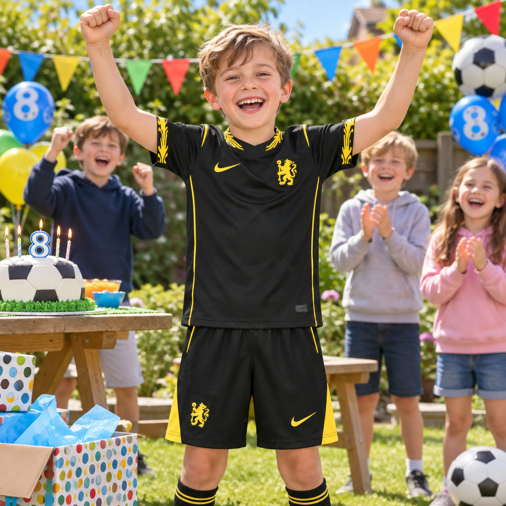 Chelsea Home and Away Gift Pack Kids Football Kits 26/27 - boys birthday party kids football kit gift