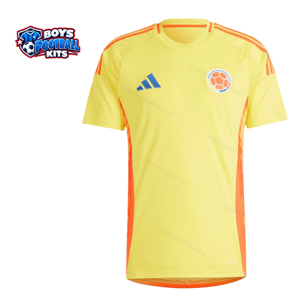 Colombia Home Football Shirt 2024 - Front Studio View