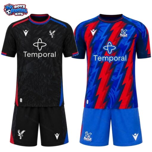 Crystal Palace Away and Third Gift Pack Kids Football Kits 25/26-thumbnail
