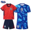 England Away and Goalkeeper Gift Pack World Cup Kids Football Kits 2026 - 2-Kit Value Bundle