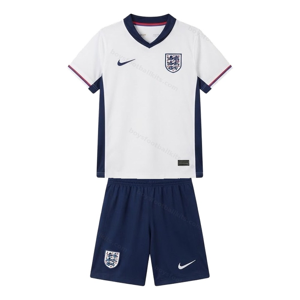 England Home and Away Gift Pack Kids Football Kits 2024 - View 2