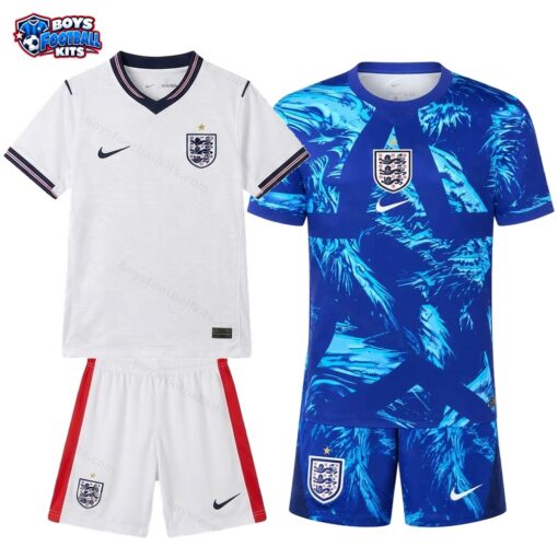 England Home and Goalkeeper Gift Pack World Cup Kids Football Kits 2026-thumbnail