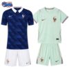 France Home and Away Gift Pack World Cup Kids Football Kits 2026 - Mbappe 10 - 2-Kit Value Bundle