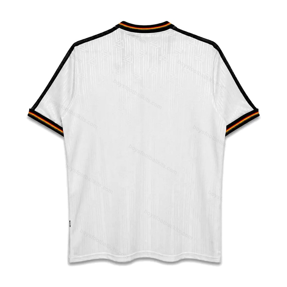 Germany Retro Home Football Shirt 1996 - View 2