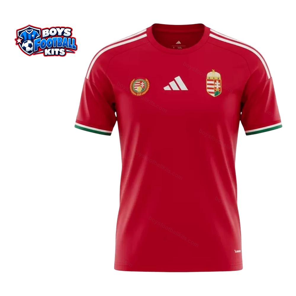 Hungary Home World Cup Football Shirt 2026 - Front Studio View