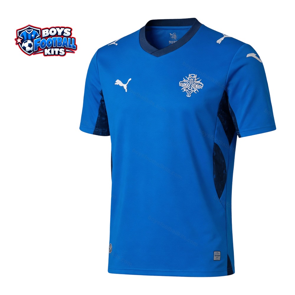 Iceland Home World Cup Football Shirt 2026 - Front Studio View