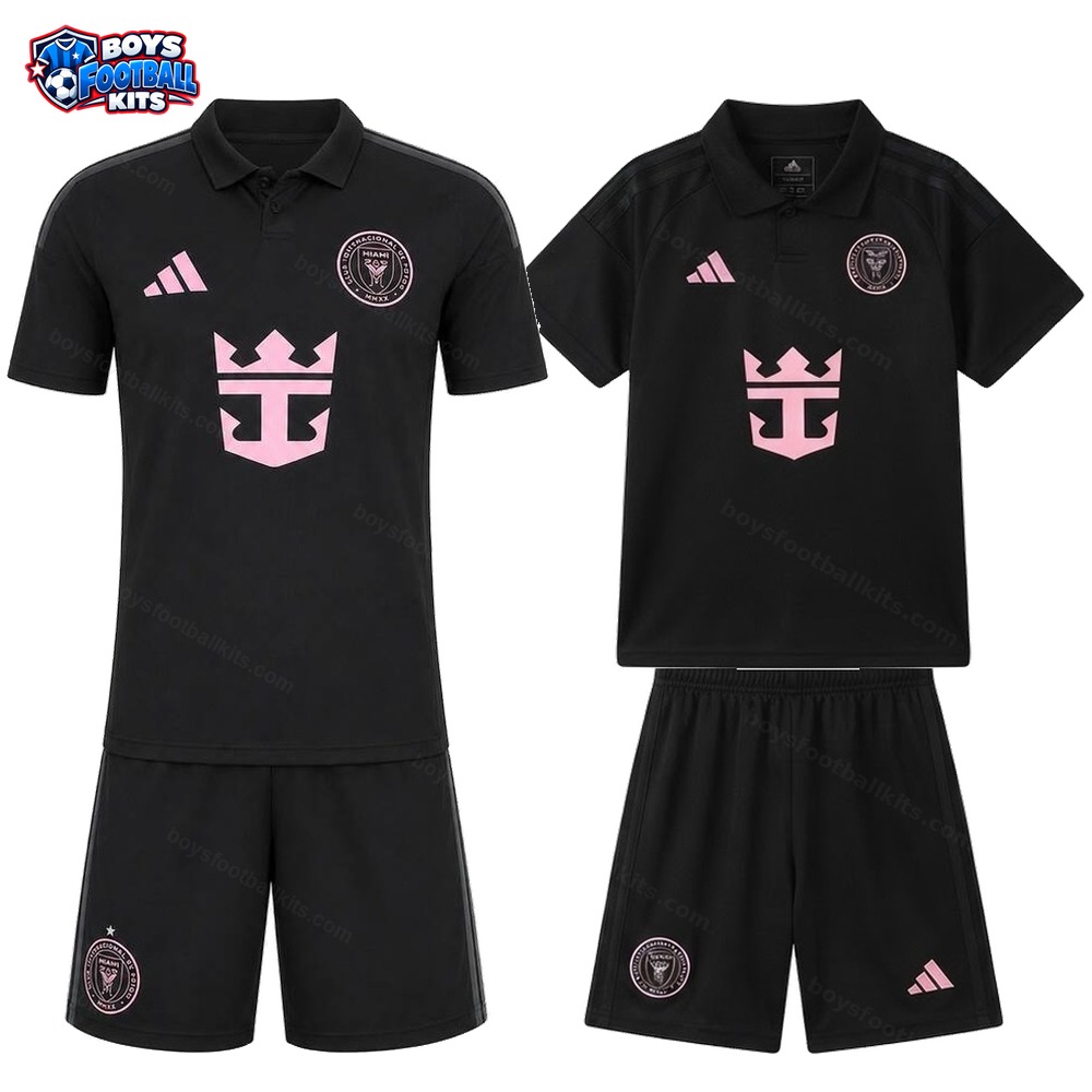 Inter Miami Away and Third Gift Pack Kids Football Kits 26/27 - 2-Kit Value Bundle