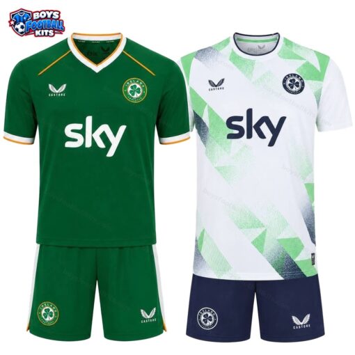 Ireland Home and Away Gift Pack World Cup Kids Football Kits 2026-thumbnail