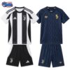 Juventus Home and Third Gift Pack Kids Football Kits 24/25 - 2-Kit Value Bundle