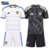 Leeds United Home and Third Gift Pack Kids Football Kits 25/26 - 2-Kit Value Bundle