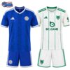 Leicester City Home and Third Gift Pack Kids Football Kits 25/26 - 2-Kit Value Bundle