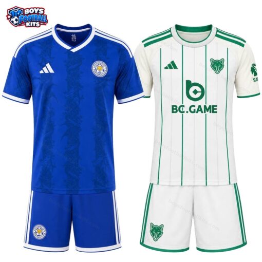 Leicester City Home and Third Gift Pack Kids Football Kits 25/26-thumbnail