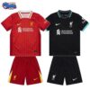 Liverpool Home and Away Gift Pack Kids Football Kits 24/25 - 2-Kit Value Bundle