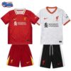Liverpool Home and Third Gift Pack Kids Football Kits 24/25 - 2-Kit Value Bundle