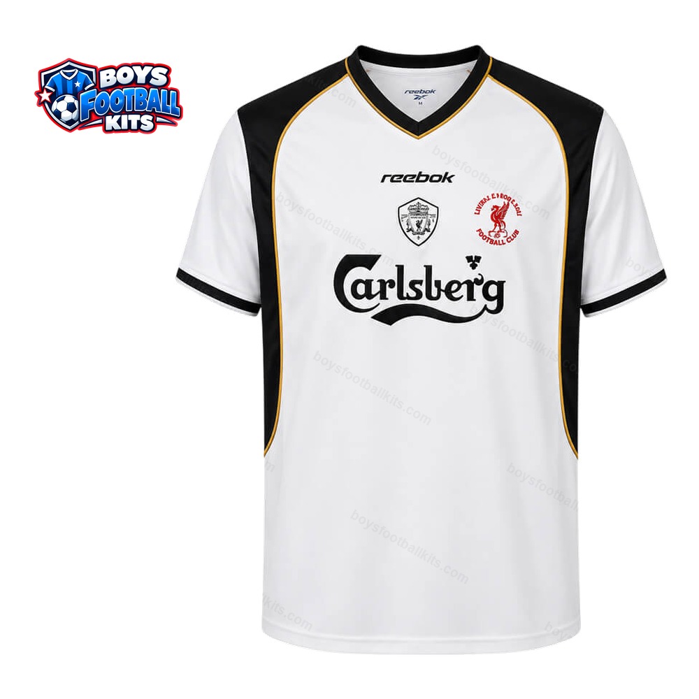 Liverpool Retro Away Football Shirt 01/02 - Front Studio View
