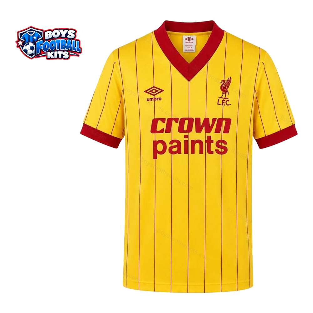 Liverpool Retro Away Football Shirt 81/84 - Front Studio View