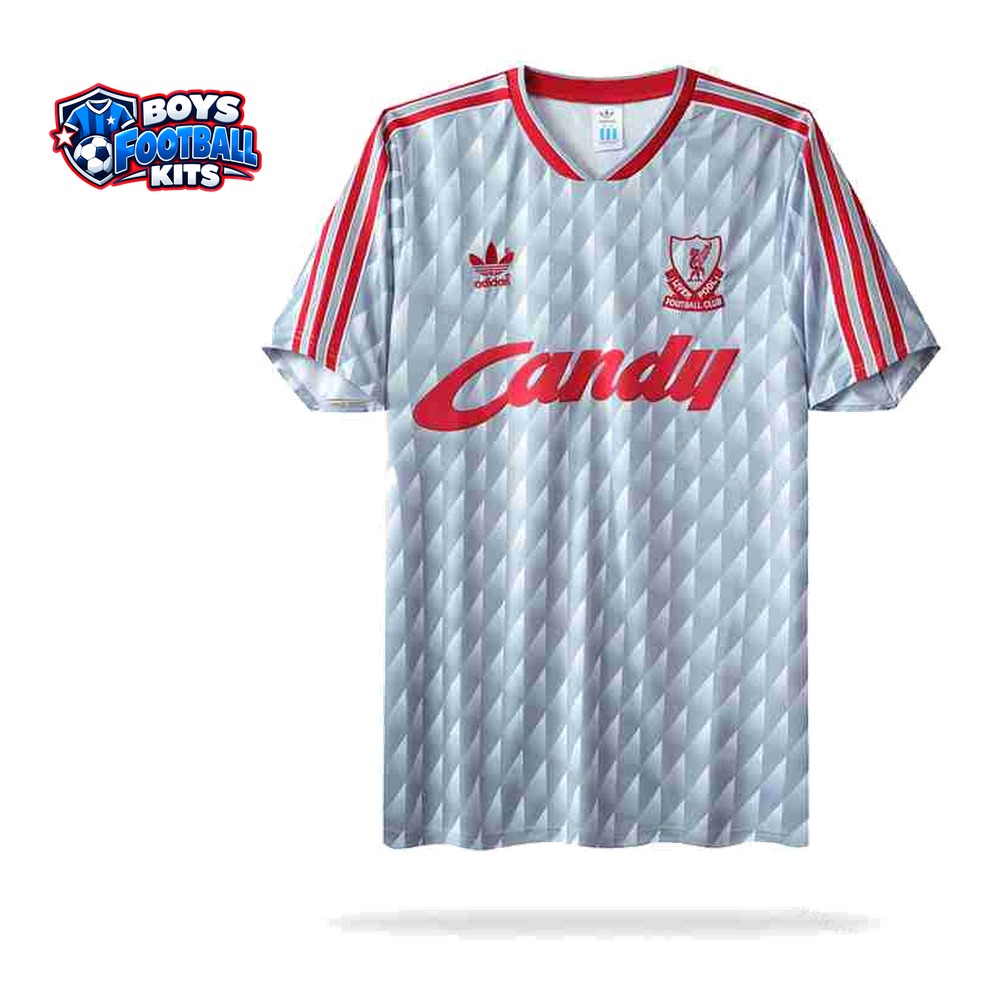 Liverpool Retro Away Football Shirt 89/91 - Front Studio View