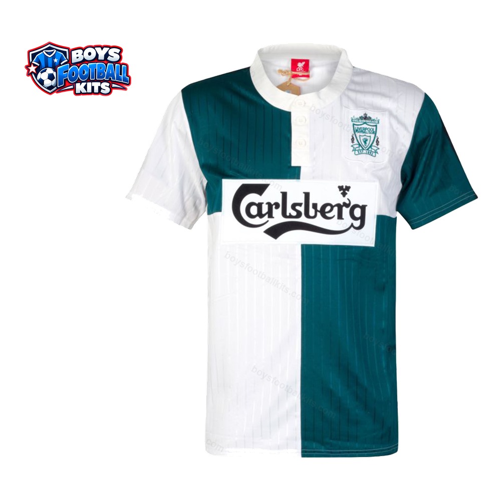 Liverpool Retro Away Football Shirt 95/96 - Front Studio View