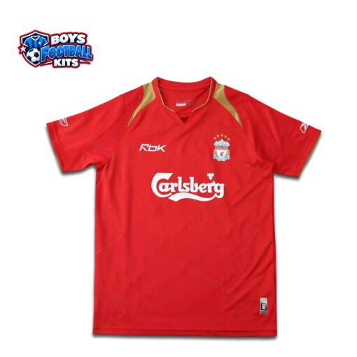 Liverpool Retro Home Football Shirt 05/06-thumbnail
