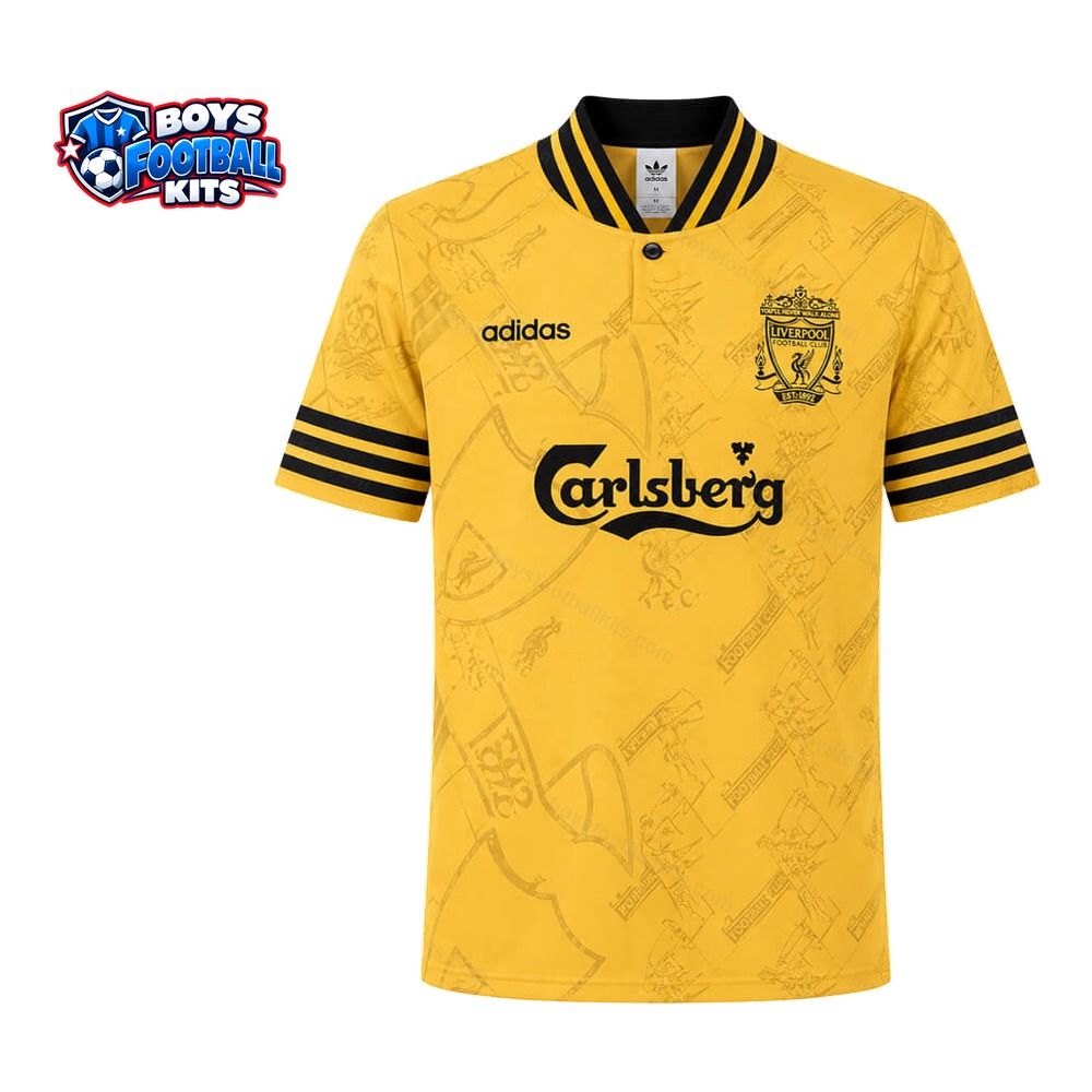 Liverpool Retro Third Football Shirt 94/96 - Front Studio View