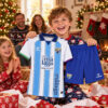 Malaga CF Home and Away Gift Pack Kids Football Kits 26/27 - Christmas morning football gift for boys