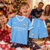 Manchester City Home and Away Gift Pack Kids Football Kits 26/27 - Christmas morning football gift for boys