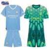 Manchester City Home and Goalkeeper Gift Pack Kids Football Kits 26/27 - 2-Kit Value Bundle