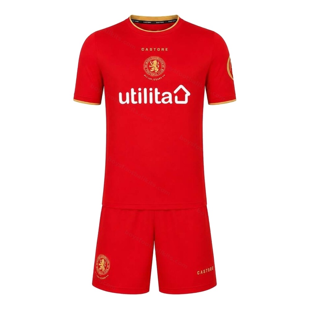 Middlesbrough Home and Away Gift Pack Kids Football Kits 25/26 - View 2