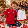 Nottingham Forest Home and Away Gift Pack Kids Football Kits 26/27 - Christmas morning football gift for boys