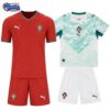 Portugal Home and Away Gift Pack World Cup Kids Football Kits 2026 - Ronaldo 7-thumbnail