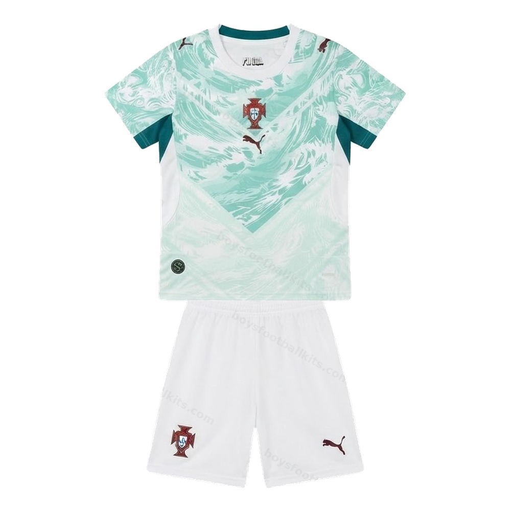 Portugal Home and Away Gift Pack World Cup Kids Football Kits 2026 - Ronaldo 7 - View 3