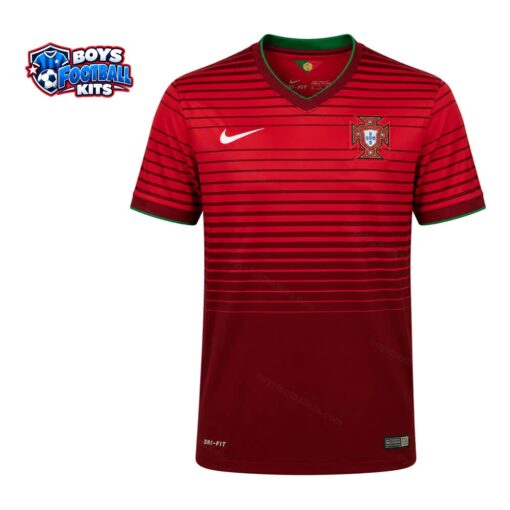 Portugal Retro Home Football Shirt 2014-thumbnail