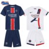 PSG Home and Away Gift Pack Kids Football Kits 24/25-thumbnail
