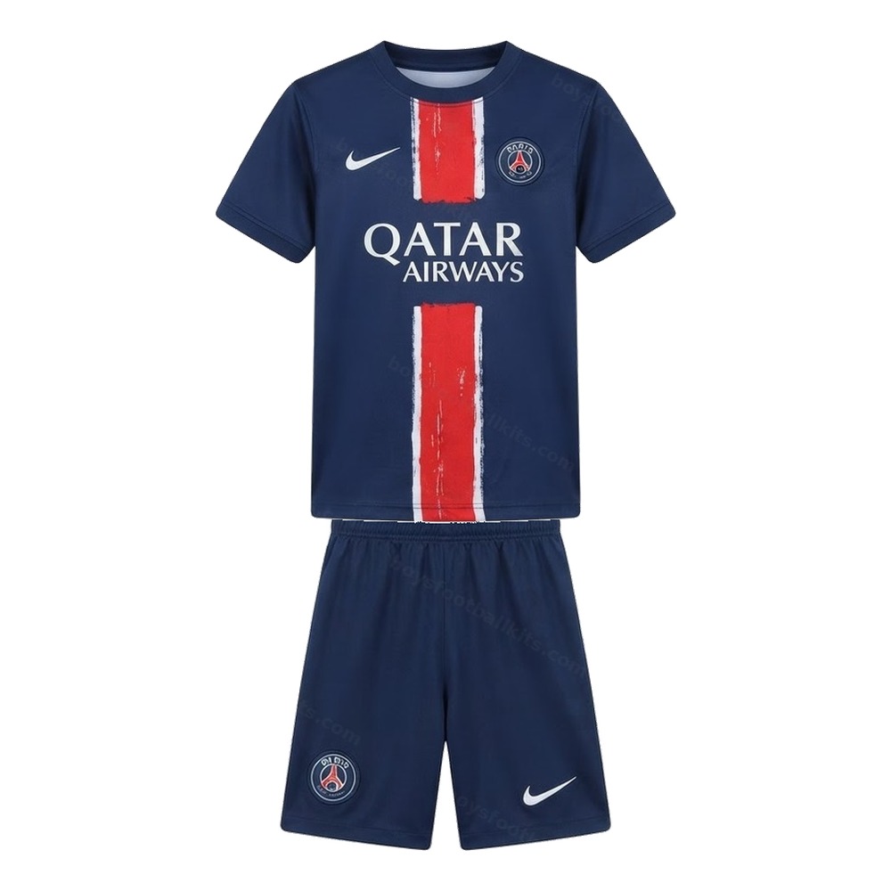 PSG Home and Away Gift Pack Kids Football Kits 24/25 - View 2